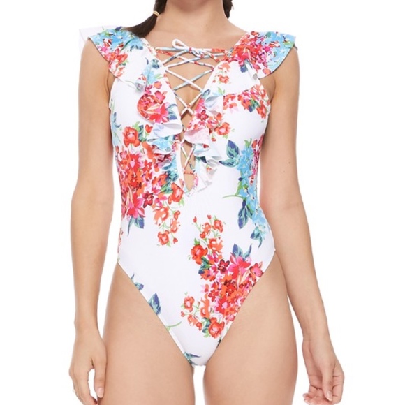 Other - FLORAL WHITE SWIMWEAR